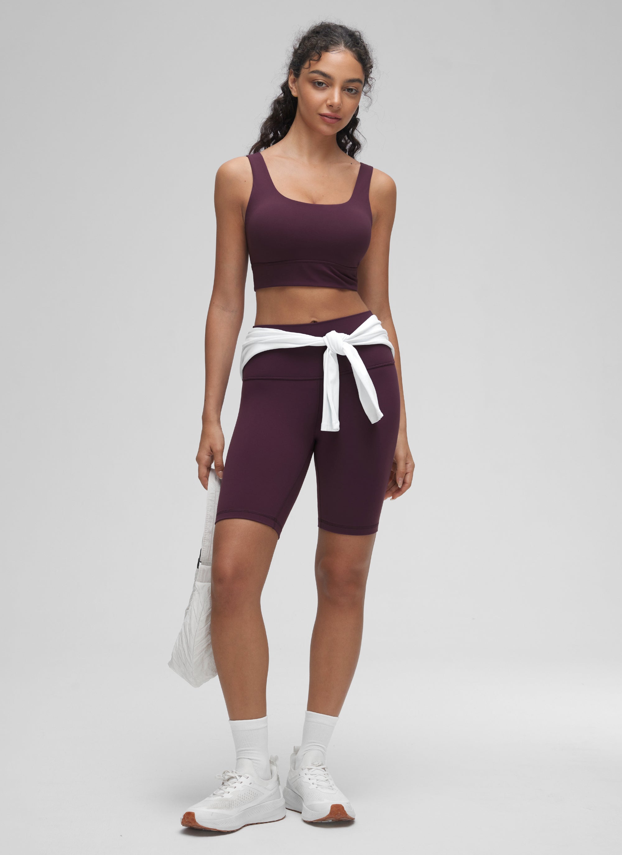 Longline Sports Bra - U Back, Extended Coverage