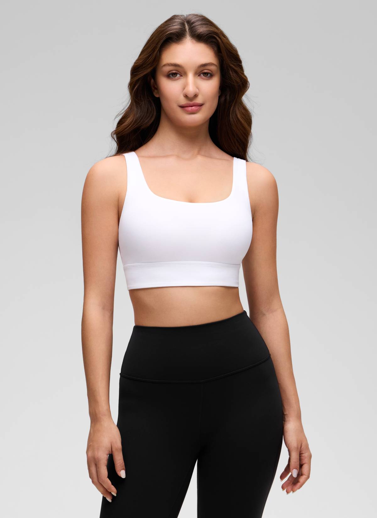 Longline Sports Bra - U Back, Extended Coverage