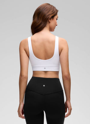 Longline Sports Bra - U Back, Extended Coverage