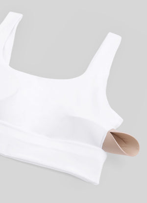 Longline Sports Bra - U Back, Extended Coverage