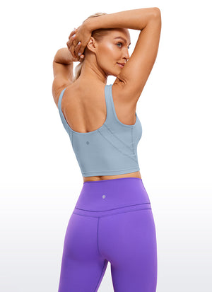 U Back Bra Tank Top - U Back, Built-in Support
