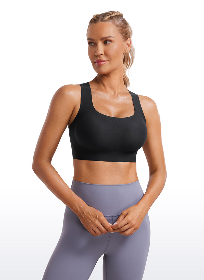Running Bra - Racerback, U Neck, Sculpted Fit