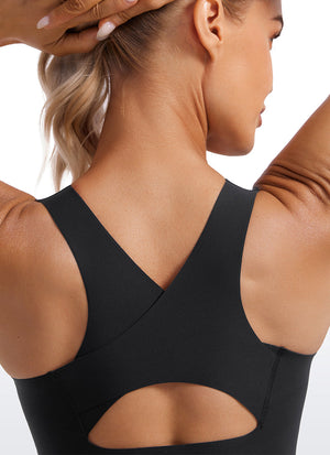 Running Bra - Racerback, U Neck, Sculpted Fit