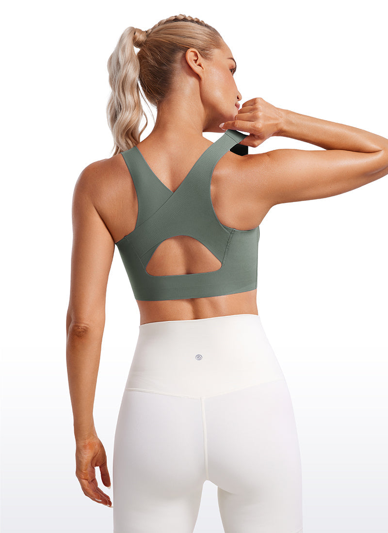 Running Bra - Racerback, U Neck, Sculpted Fit