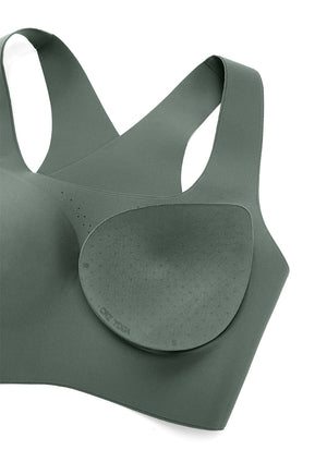 Running Bra - Racerback, U Neck, Sculpted Fit
