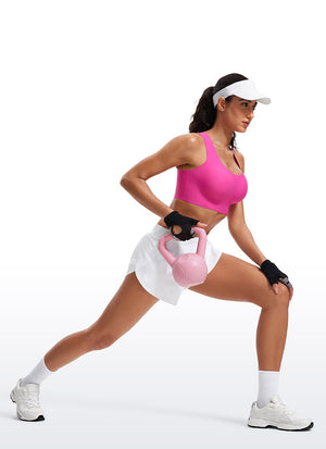 Running Bra - Racerback, U Neck, Sculpted Fit