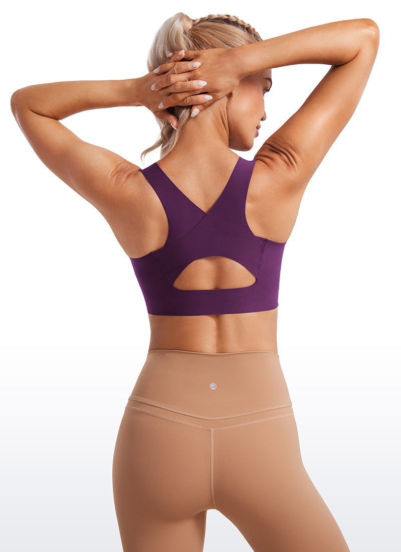 Running Bra - Racerback, U Neck, Sculpted Fit