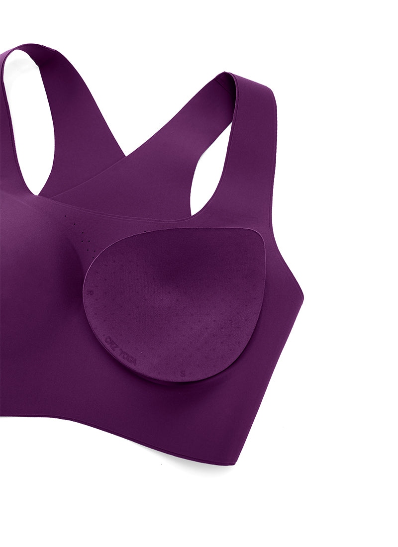 Running Bra - Racerback, U Neck, Sculpted Fit