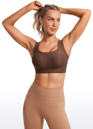 Running Bra - Racerback, U Neck, Sculpted Fit