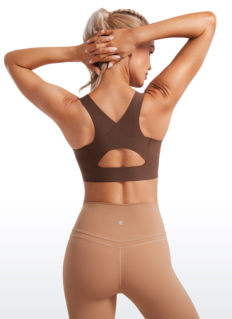 Running Bra - Racerback, U Neck, Sculpted Fit