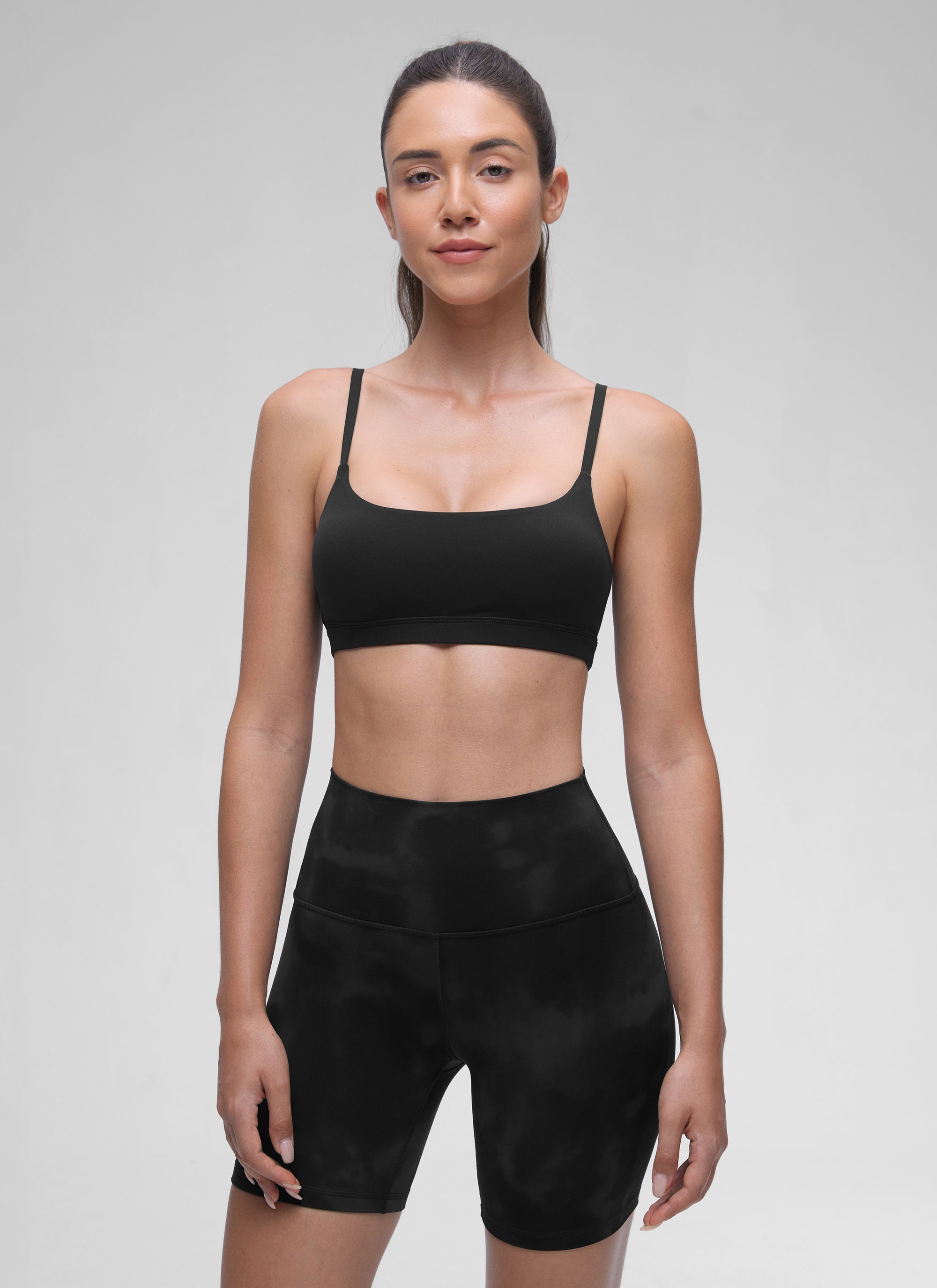 Wireless Sports Bra - Adjustable Spaghetti Straps