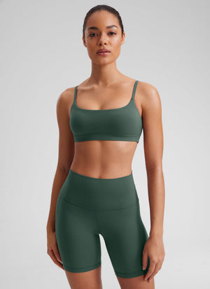 Wireless Sports Bra - Adjustable Spaghetti Straps