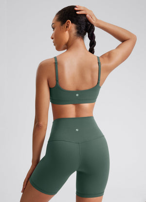 Wireless Sports Bra - Adjustable Spaghetti Straps