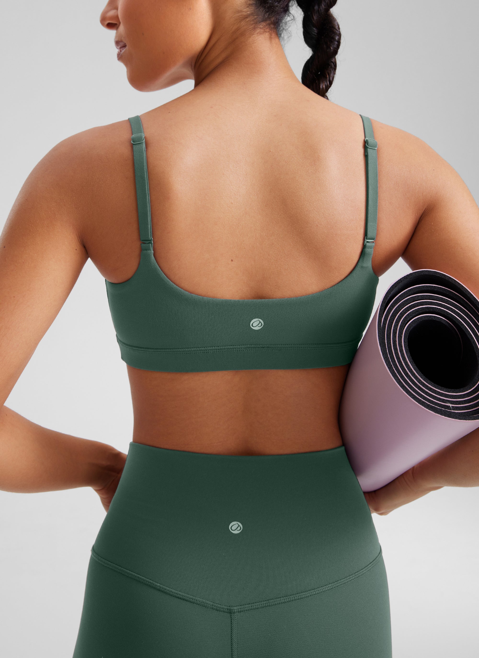 Wireless Sports Bra - Adjustable Spaghetti Straps