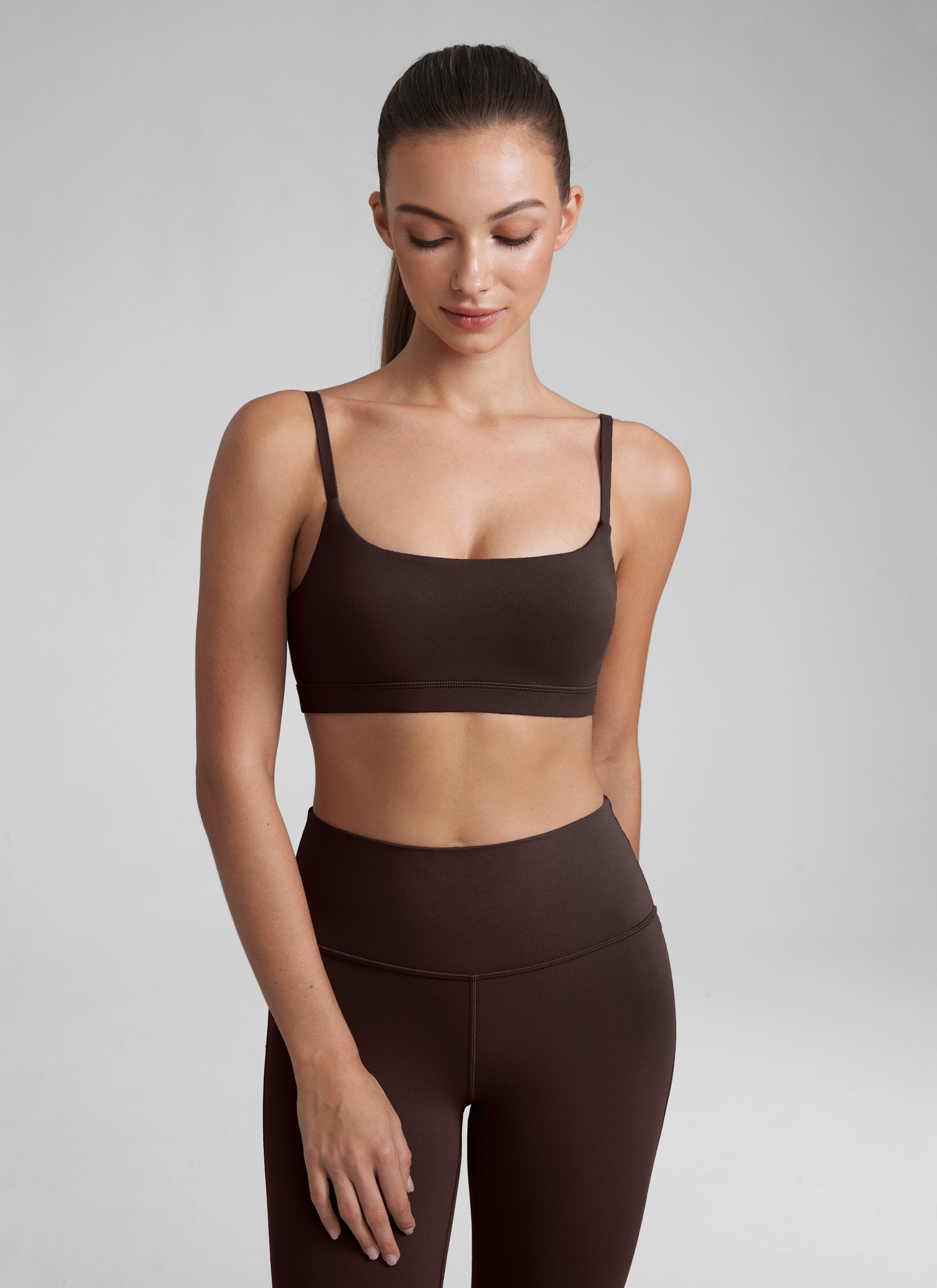Wireless Sports Bra - Adjustable Spaghetti Straps