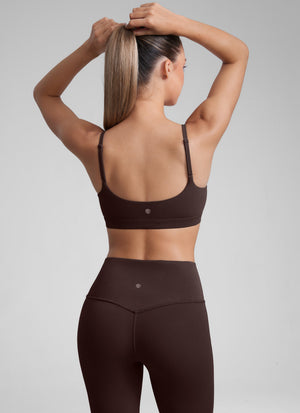 Wireless Sports Bra - Adjustable Spaghetti Straps