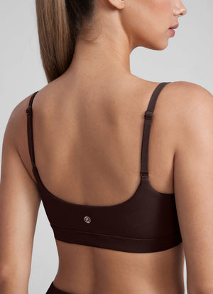 Wireless Sports Bra - Adjustable Spaghetti Straps