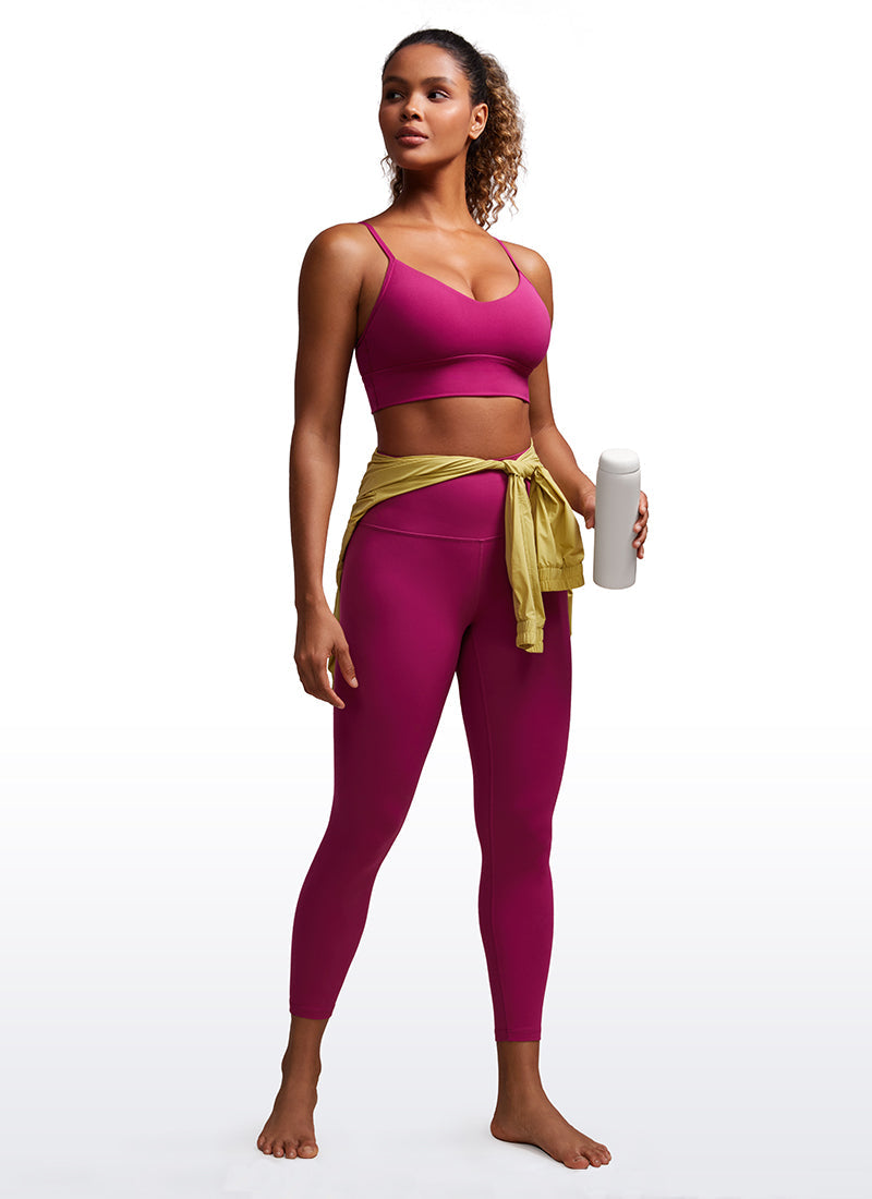 V Neck Longline Bra - V Neck, Extended Coverage