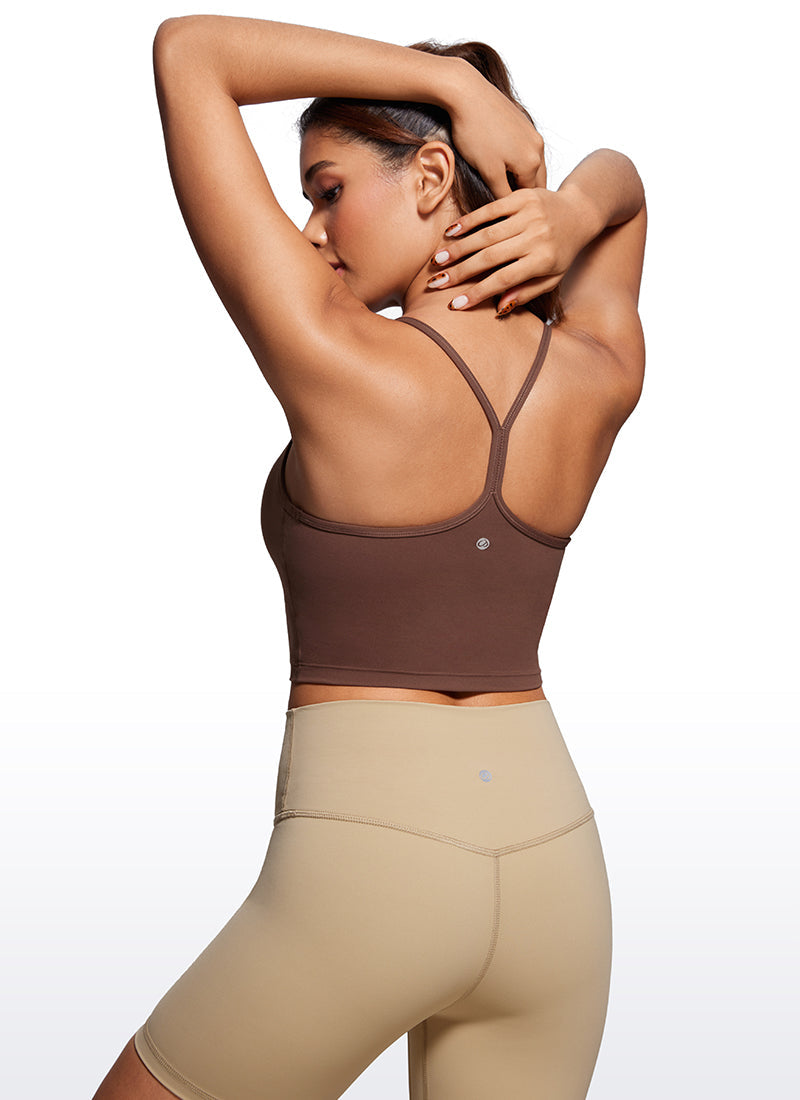 Y Back Bra Tank Top - Y Back, Built-in Support