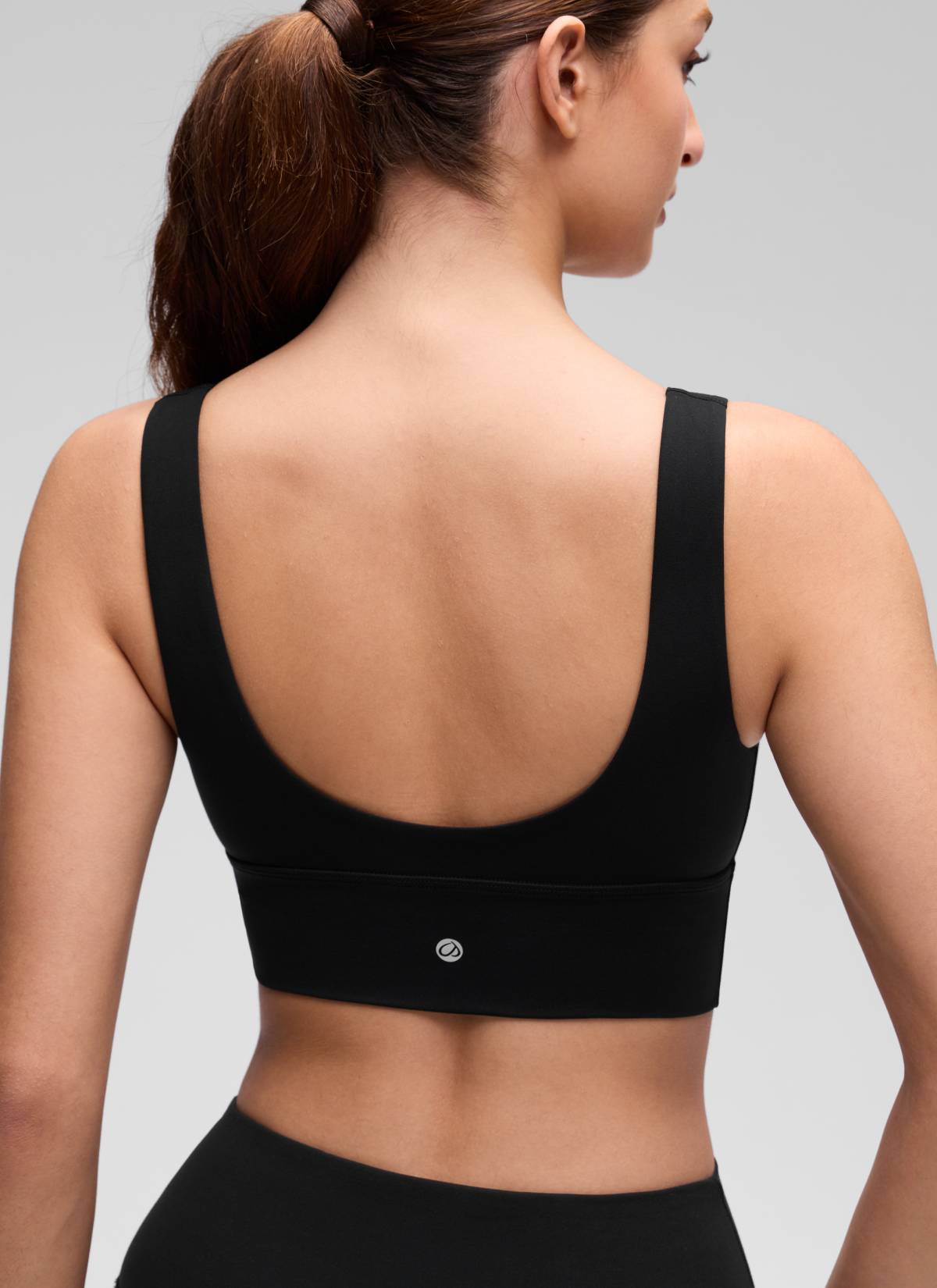 Deep V Neck Longline Bra - Deep V, Extended Length
