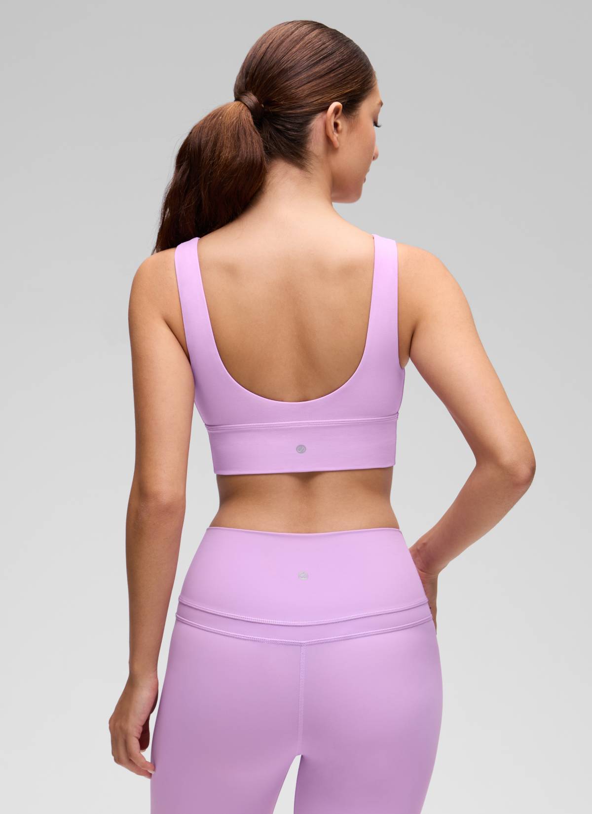 Deep V Neck Longline Bra - Deep V, Extended Length