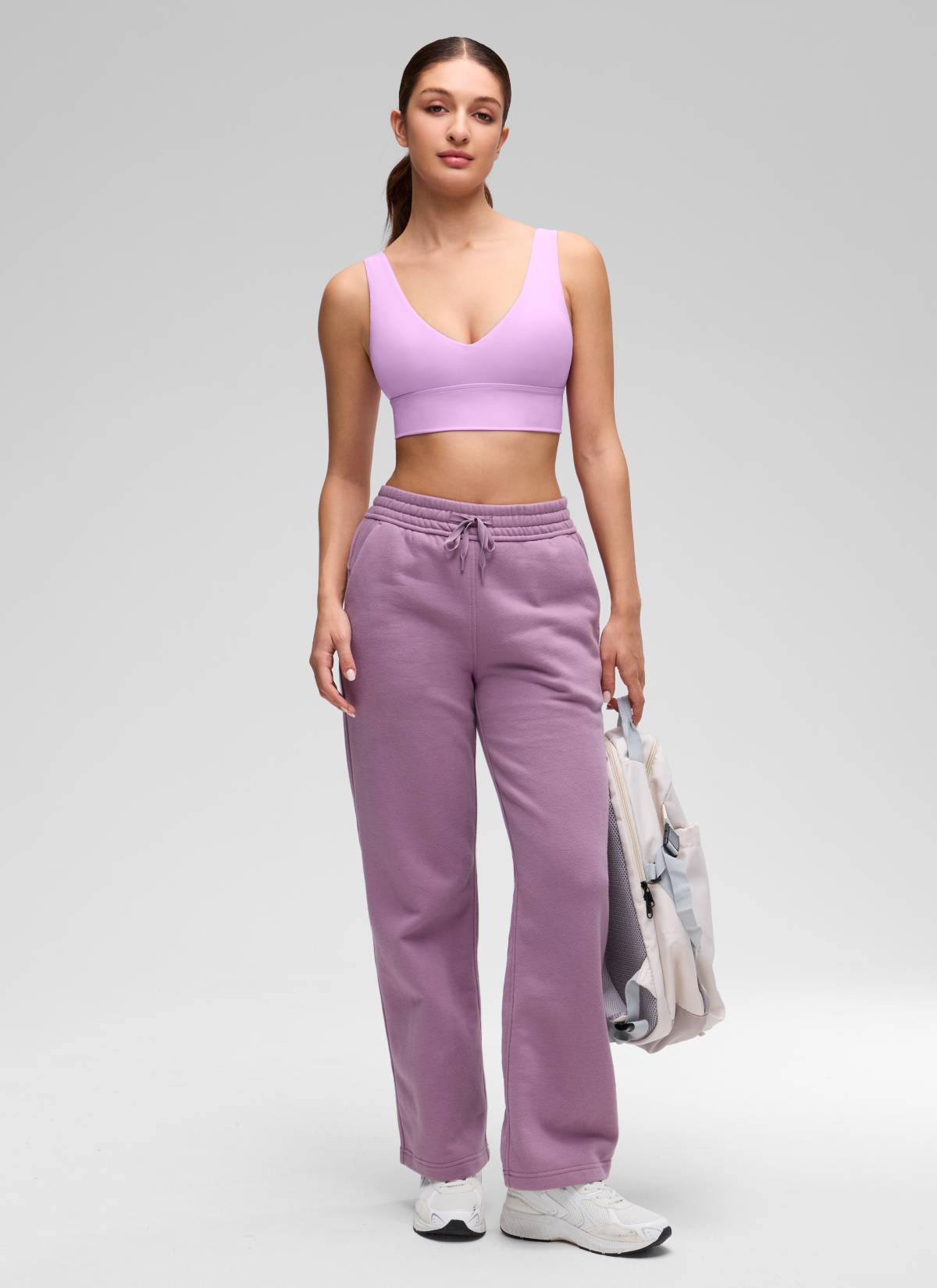 Deep V Neck Longline Bra - Deep V, Extended Length