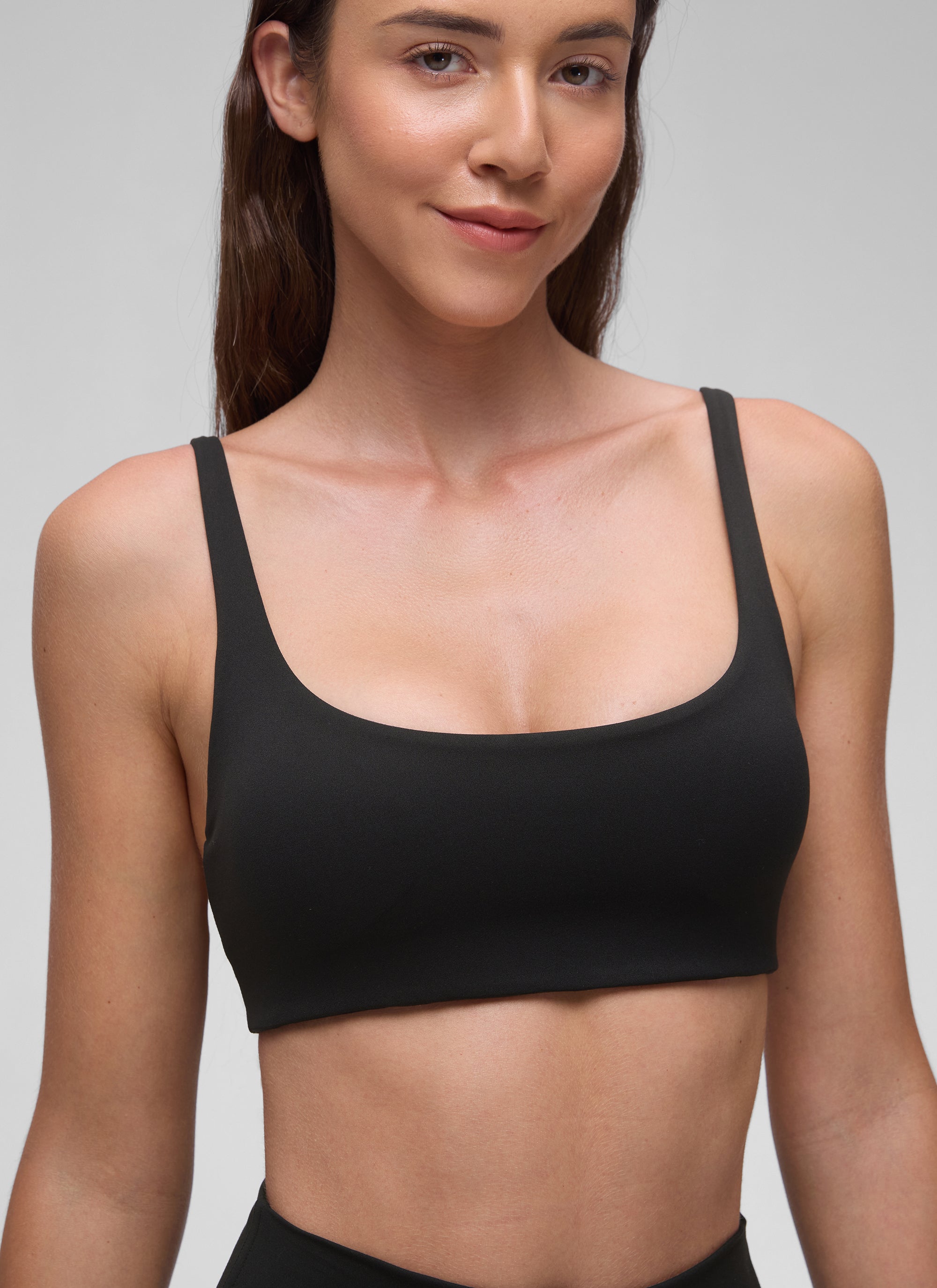 Padded Sports Bra For Women - Square Neck, Cami Style