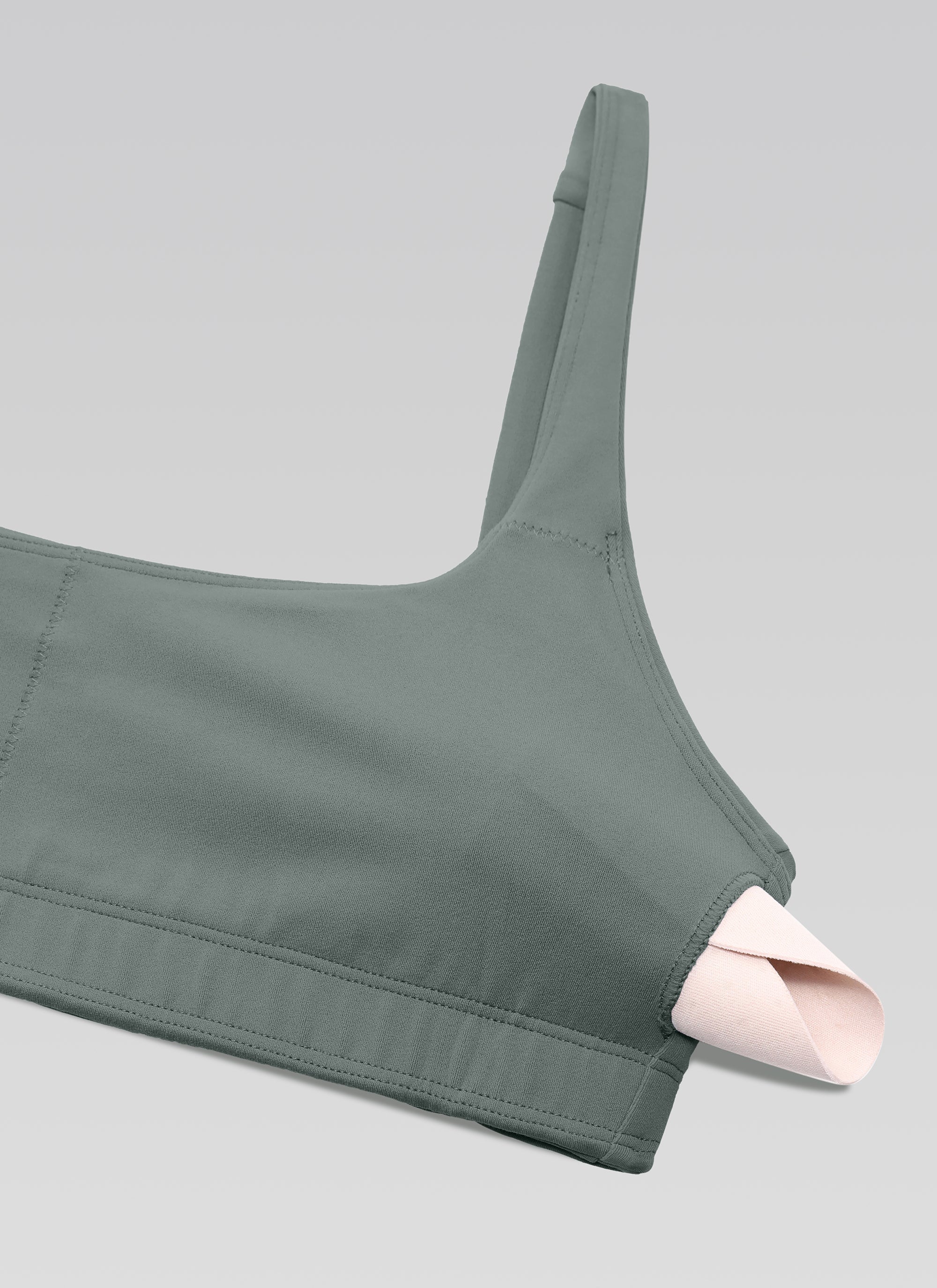 Padded Sports Bra For Women - Square Neck, Cami Style