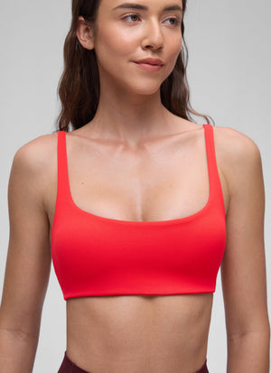 Padded Sports Bra For Women - Square Neck, Cami Style