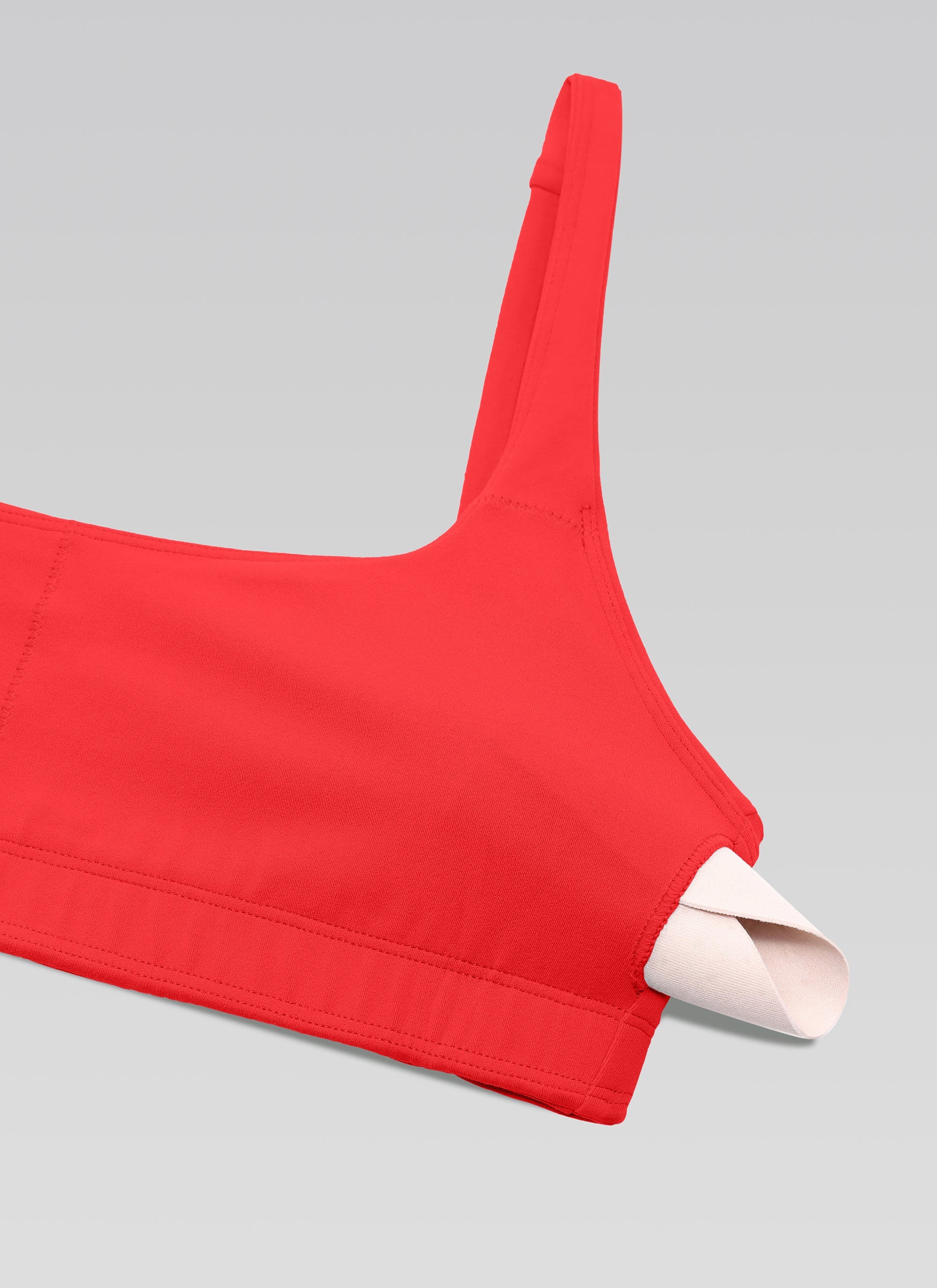 Padded Sports Bra For Women - Square Neck, Cami Style