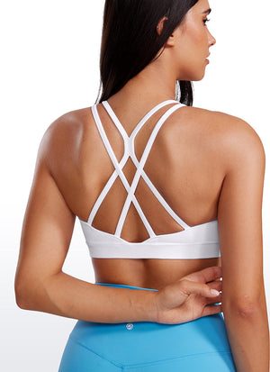 High Neck Longline Sports Bra - Full Coverage, Extended Length