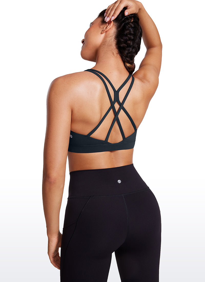 High Neck Longline Sports Bra - Full Coverage, Extended Length