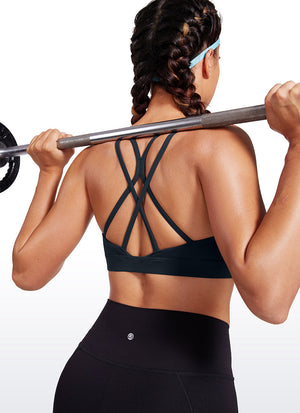 High Neck Longline Sports Bra - Full Coverage, Extended Length