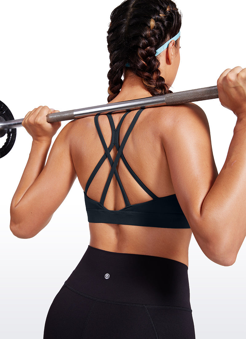 High Neck Longline Sports Bra - Full Coverage, Extended Length