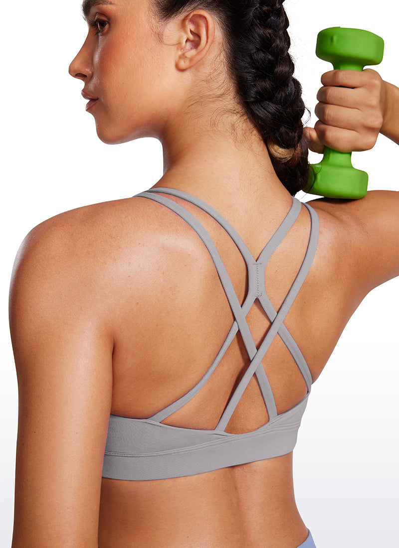 High Neck Longline Sports Bra - Full Coverage, Extended Length