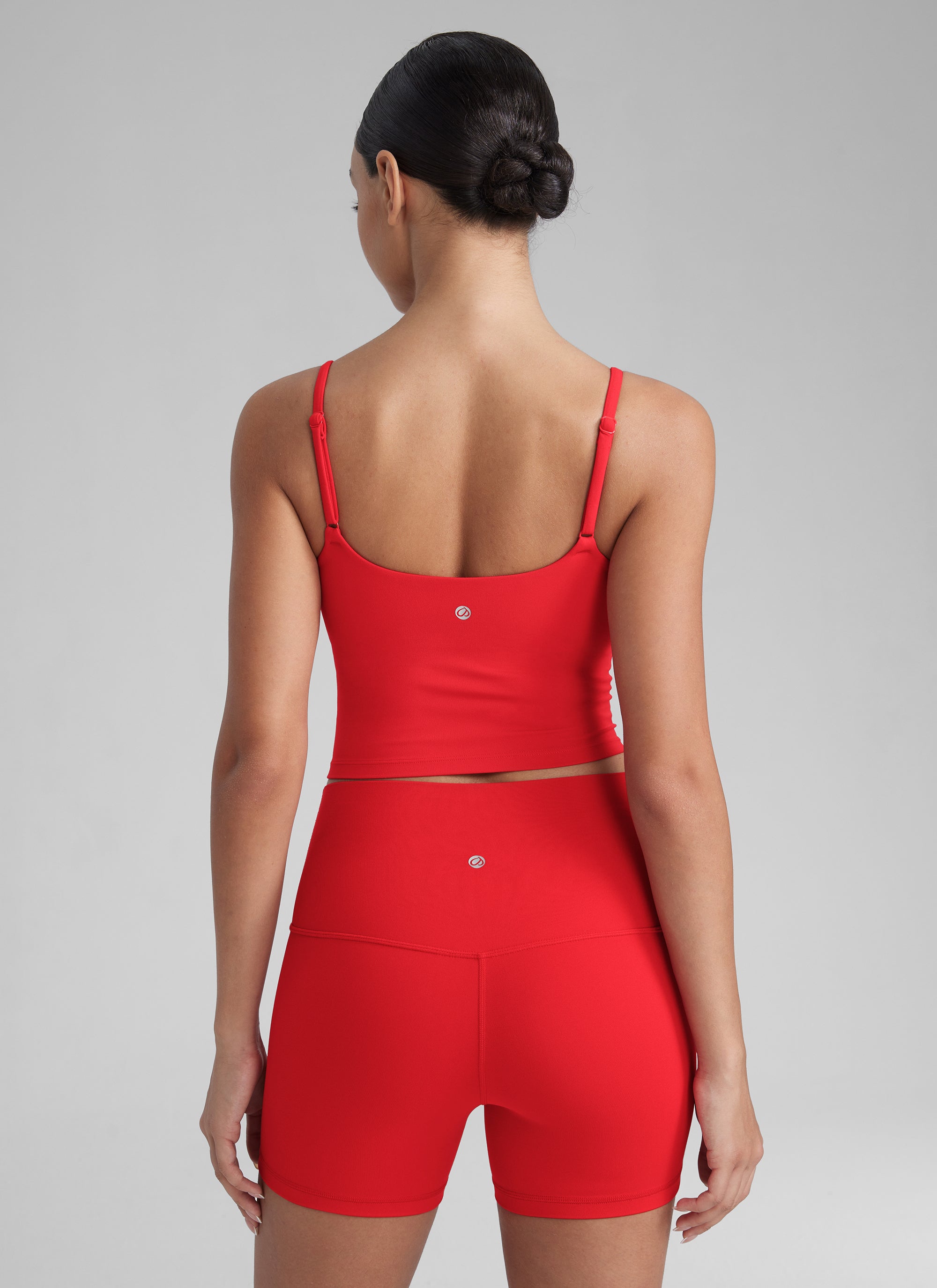 Crop Top Sports Bra - Cropped Tank, Built-in Support