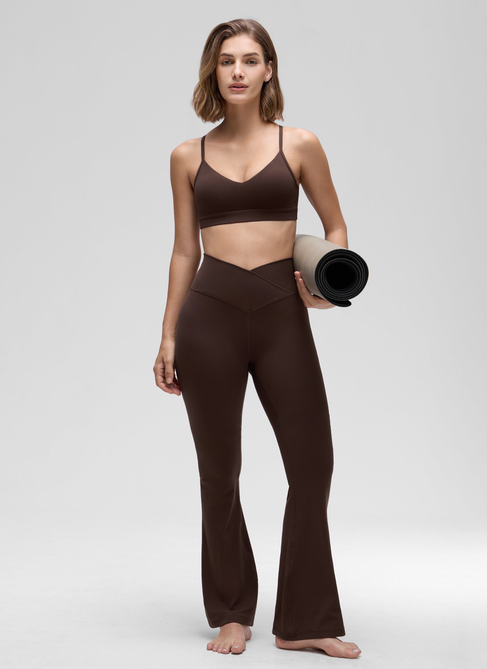 V Neck Spaghetti Strap Bra - V Neck, Fine Straps