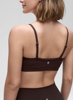 V Neck Spaghetti Strap Bra - V Neck, Fine Straps