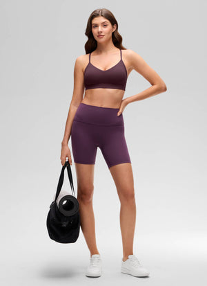 V Neck Spaghetti Strap Bra - V Neck, Fine Straps