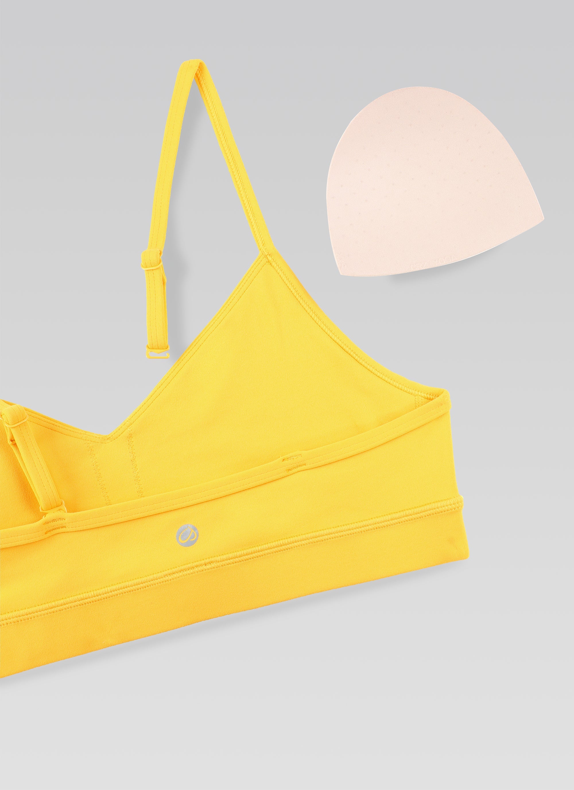 V Neck Spaghetti Strap Bra - V Neck, Fine Straps