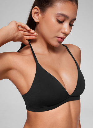 Bralette Bra - Triangle Cut, Double Lined