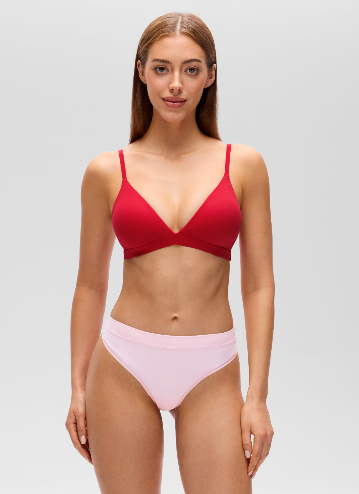 Bralette Bra - Triangle Cut, Double Lined