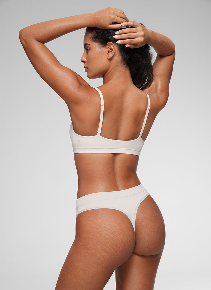 Bralette Bra - Triangle Cut, Double Lined