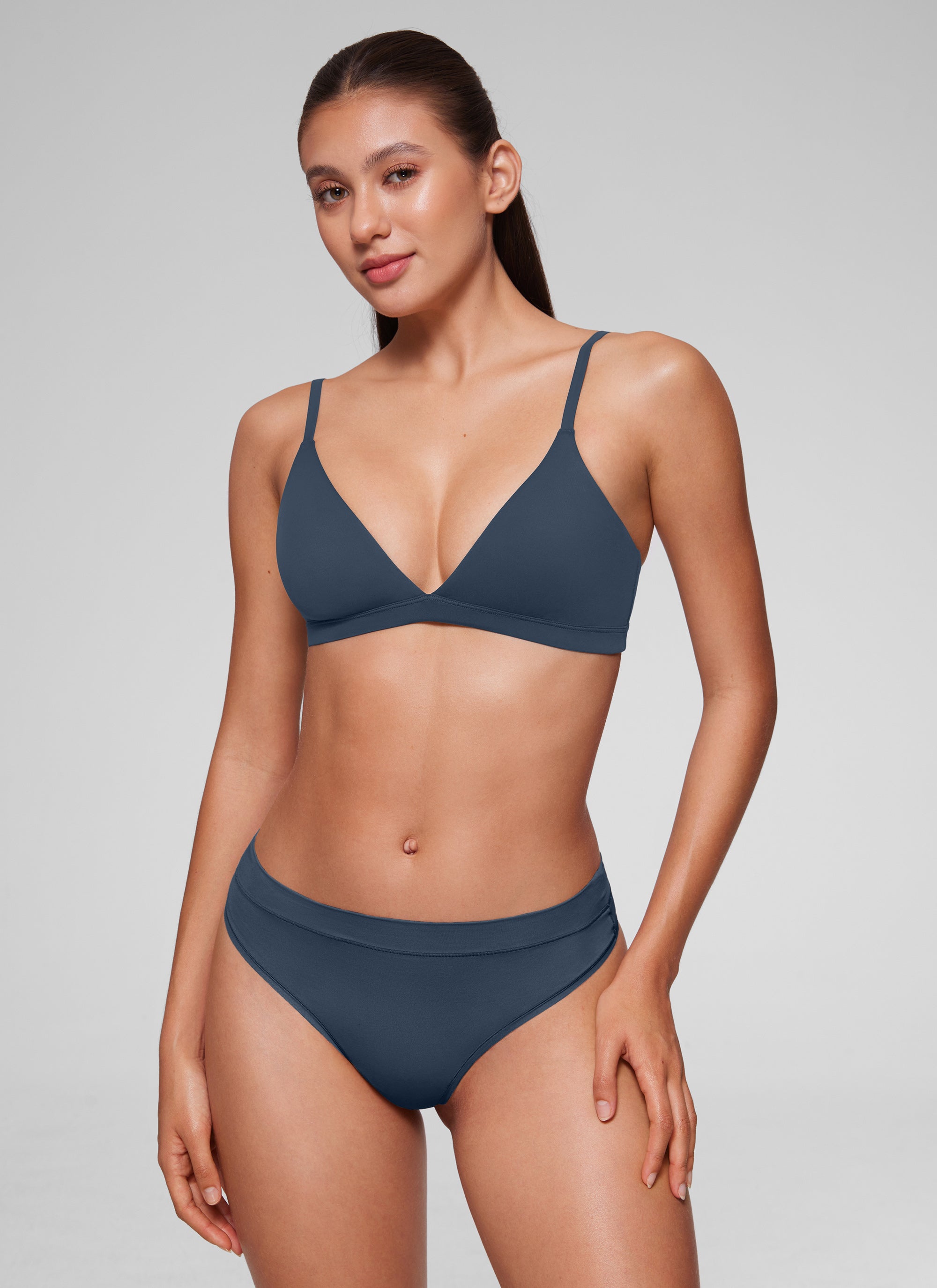 Bralette Bra - Triangle Cut, Double Lined