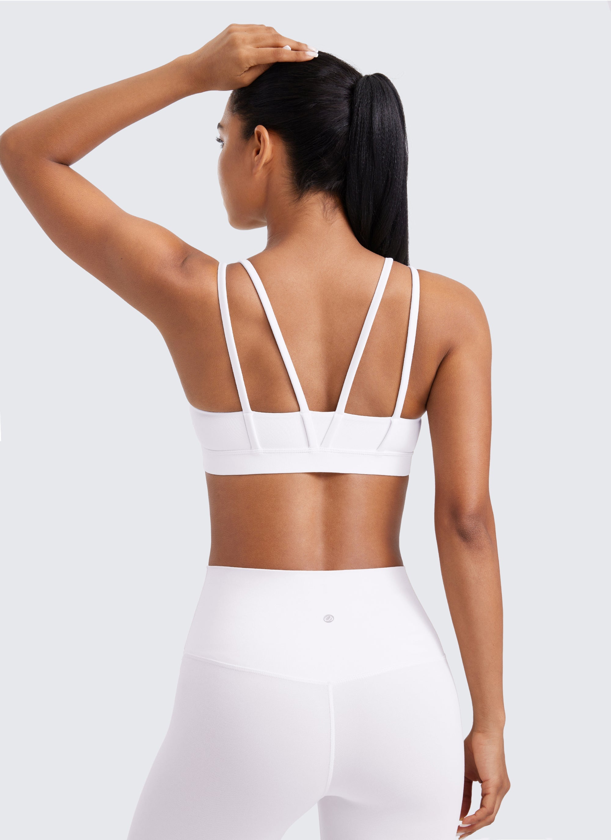 Strappy Molded Sports Bra - Double Straps, Moulded Cups