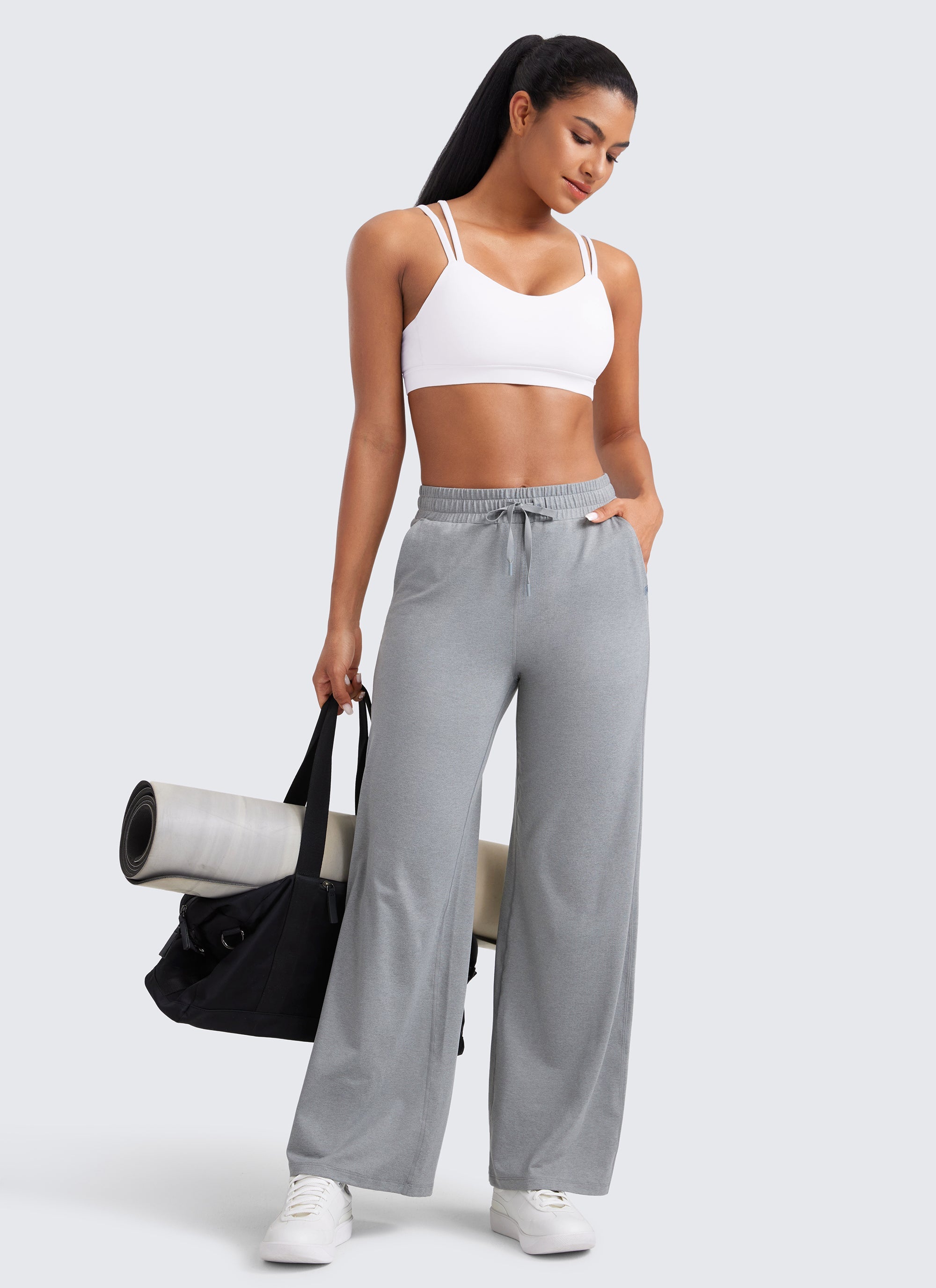 Strappy Molded Sports Bra - Double Straps, Moulded Cups