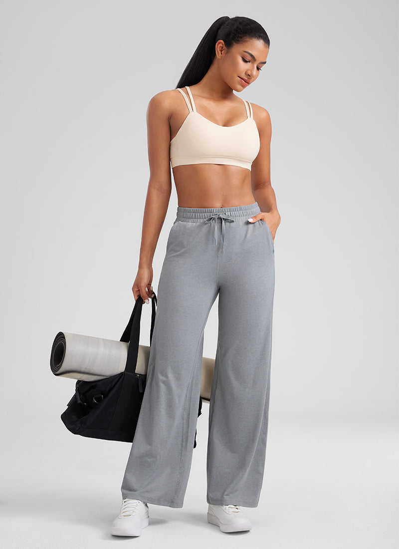 Strappy Molded Sports Bra - Double Straps, Moulded Cups