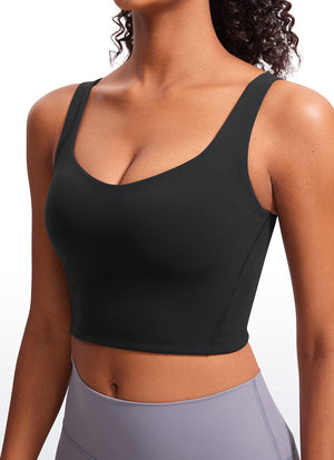 Molded Bra Tank Top - Moulded Cups, Smooth Fit