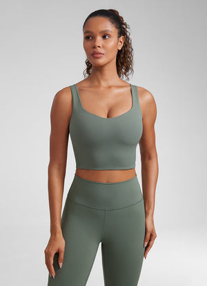 Molded Bra Tank Top - Moulded Cups, Smooth Fit