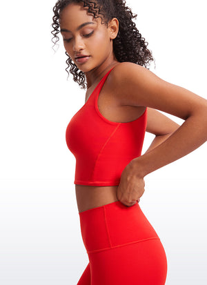 Molded Bra Tank Top - Moulded Cups, Smooth Fit